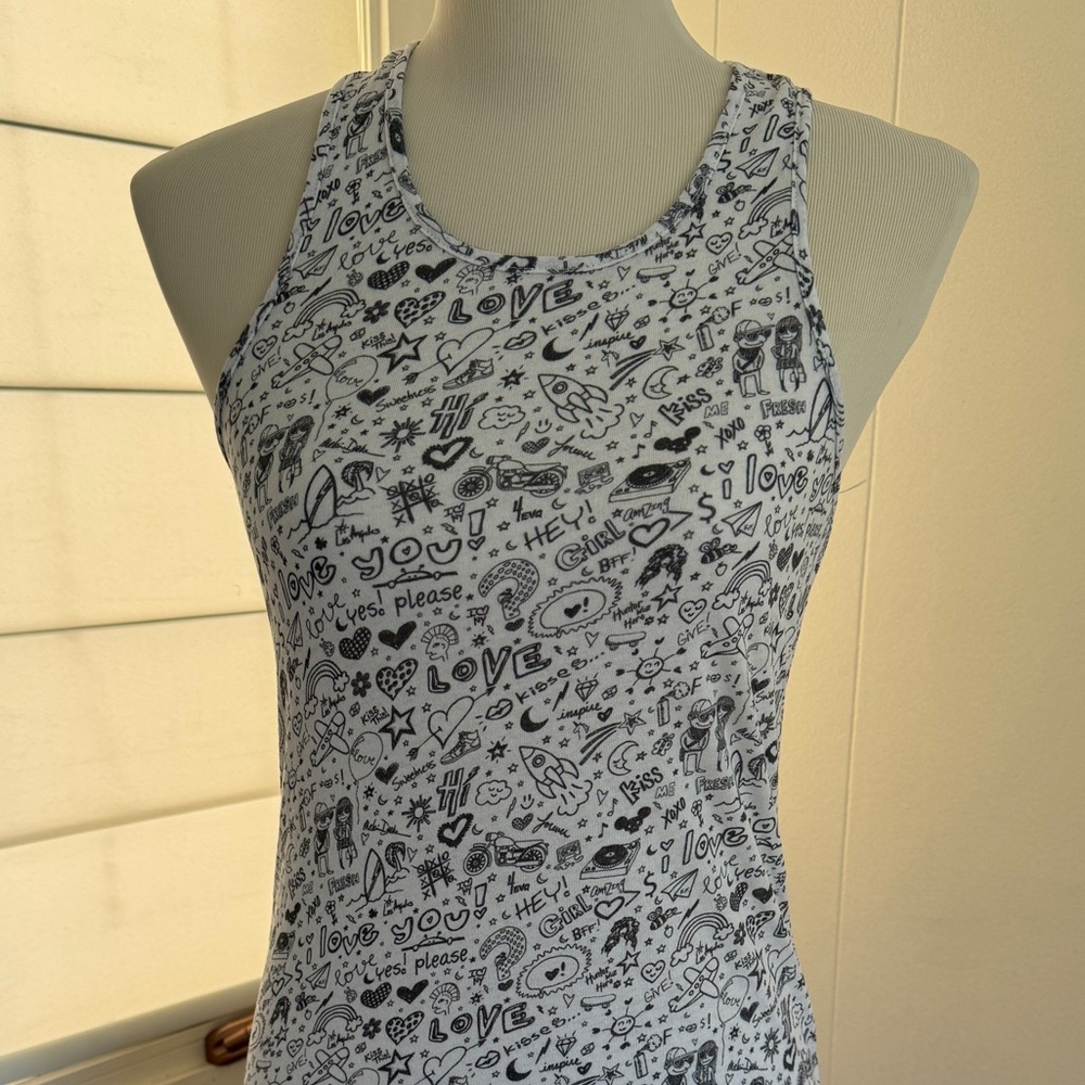 Frank & Eileen Asymmetrical SkirtSummer School Tee Lab Tank Limited Edition Sz X